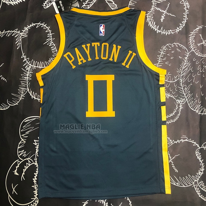 Maglia
 Gary Payton II NO 0 Golden State Warriors Citta
 2018-19 Blu
